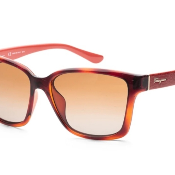 NWT Salvatore Ferragamo 58mm Square Sunglasses. - Picture 3 of 15